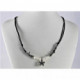 COLLAR FLOR TOP SILVER