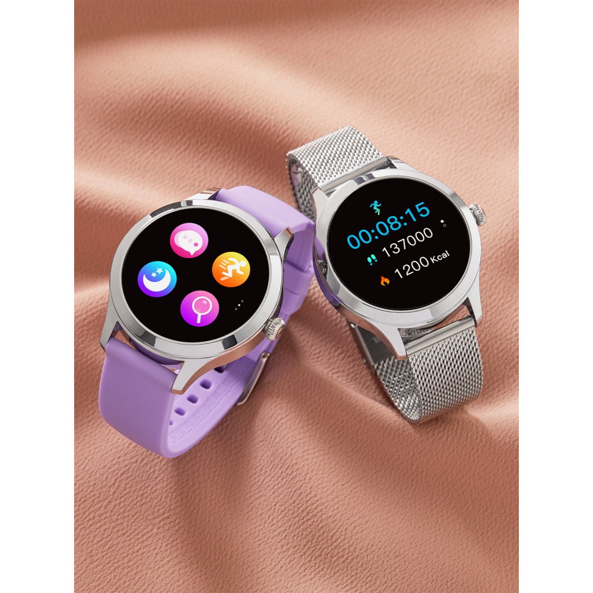 MAREA SMARTWATCH ROUND LILAC