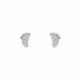 PENDIENTES FEET PLATA