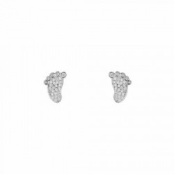 PENDIENTES FEET PLATA