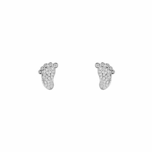 PENDIENTES FEET PLATA