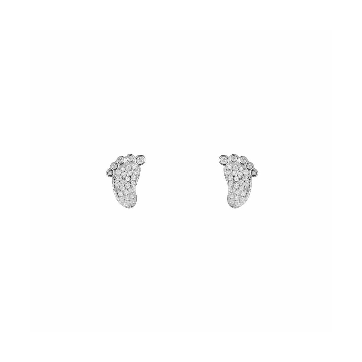 PENDIENTES FEET PLATA