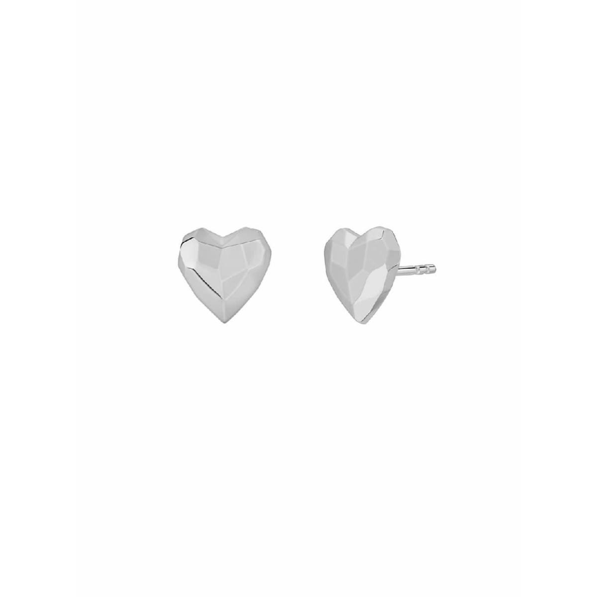 PENDIENTES PLATA LOVE LAPIDADO