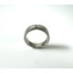 Anillo Oro Blanco 18kt Carril