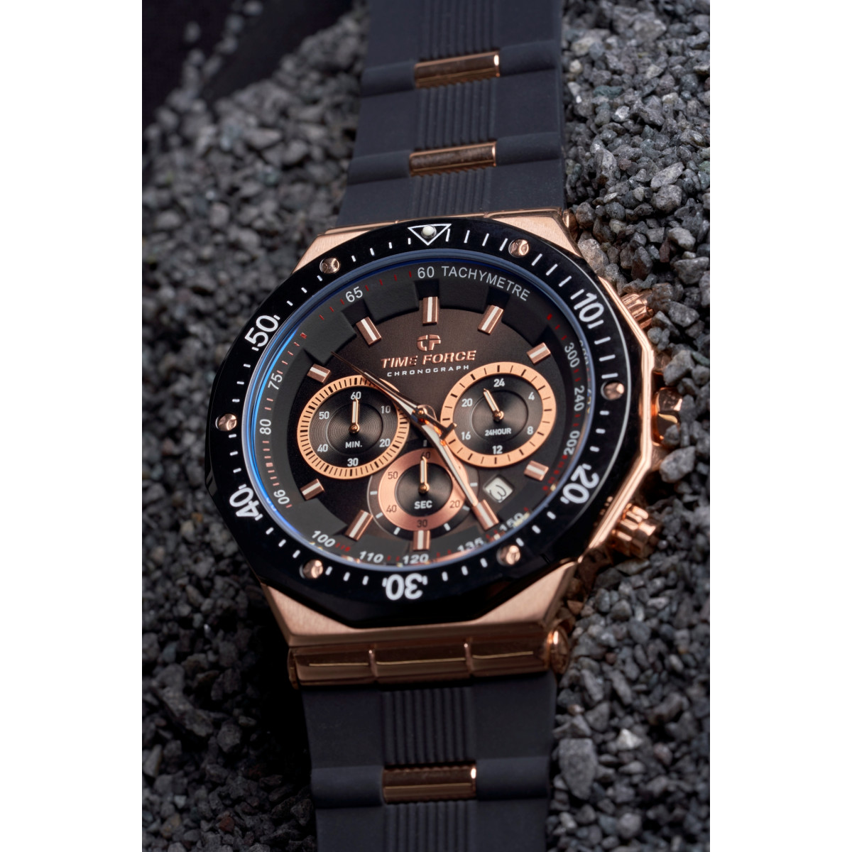 TIME FORCE STATUS CHRONO BLACK