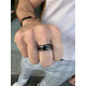 ANILLO ACERO BLACK AND ROSE