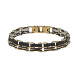 PULSERA MONTECARLO REVERSIBLE DORADA