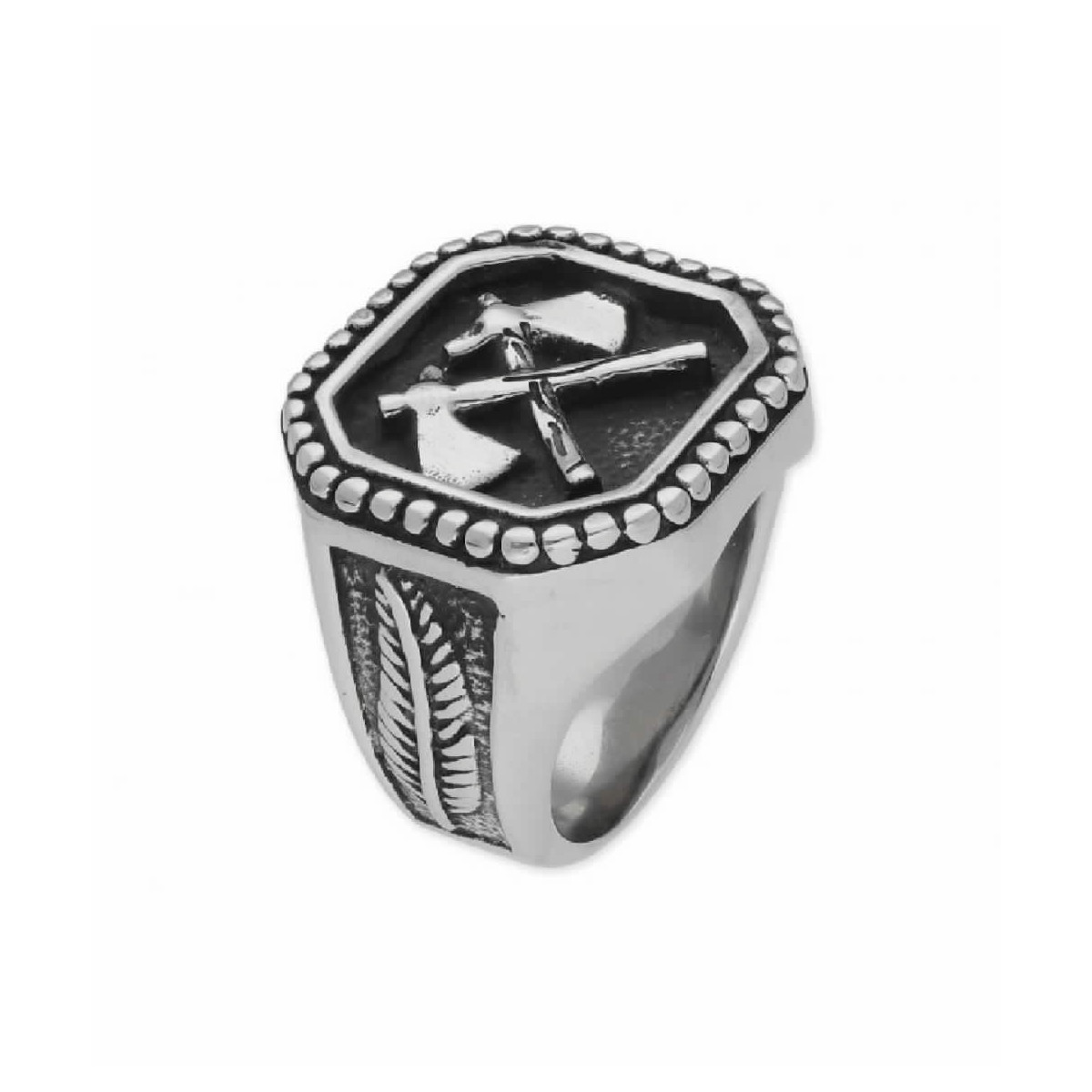 Anillo Viking acero