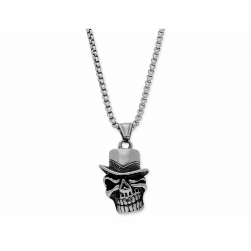 Collar Big Skull acero