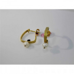 PENDIENTES ORO Y PERLA 18kt