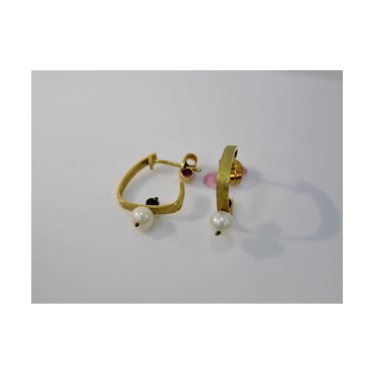 PENDIENTES ORO Y PERLA 18kt